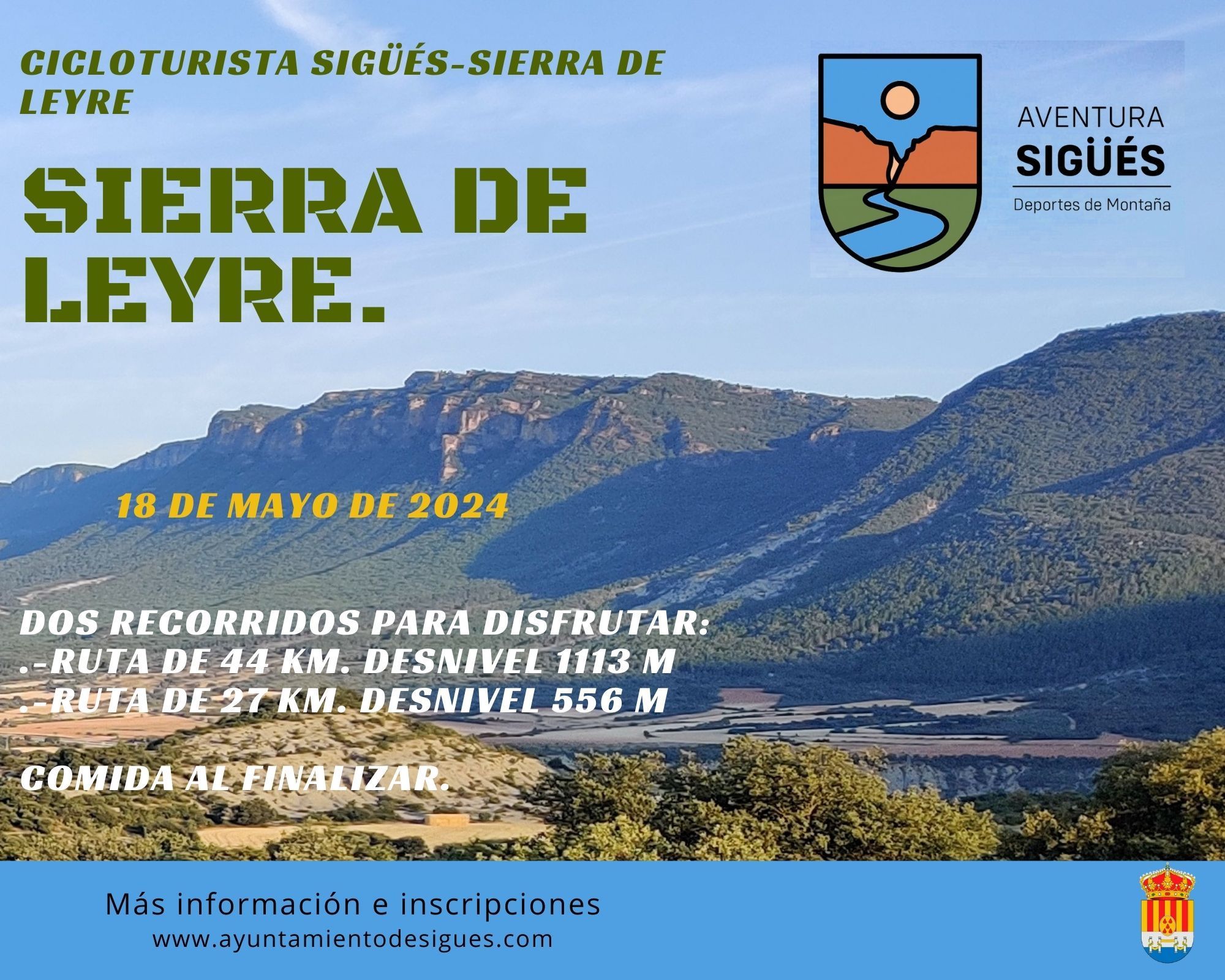 BTT Sigüés 2024 Ruta 43 km